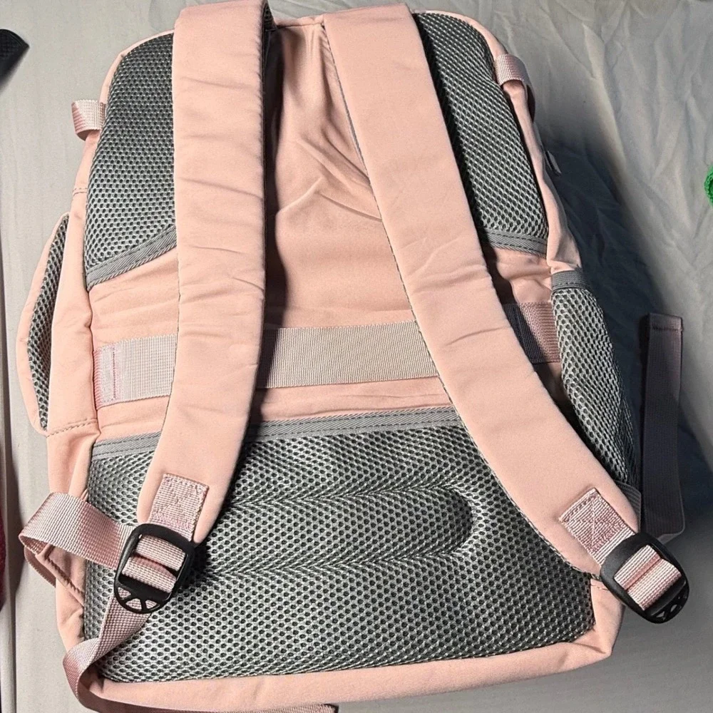 Taygeer Travel Laptop Backpack Pink USB Charging 17